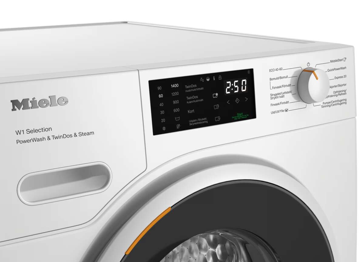 Miele WSG883 WCS PWash & TDos & Steam vaskemaskin