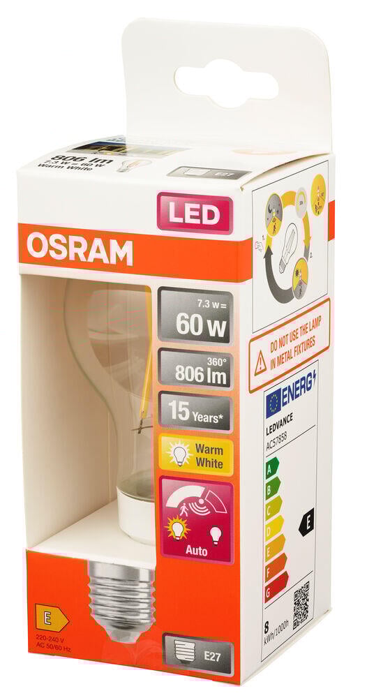 Osram LED Star Classic A pære med sensor