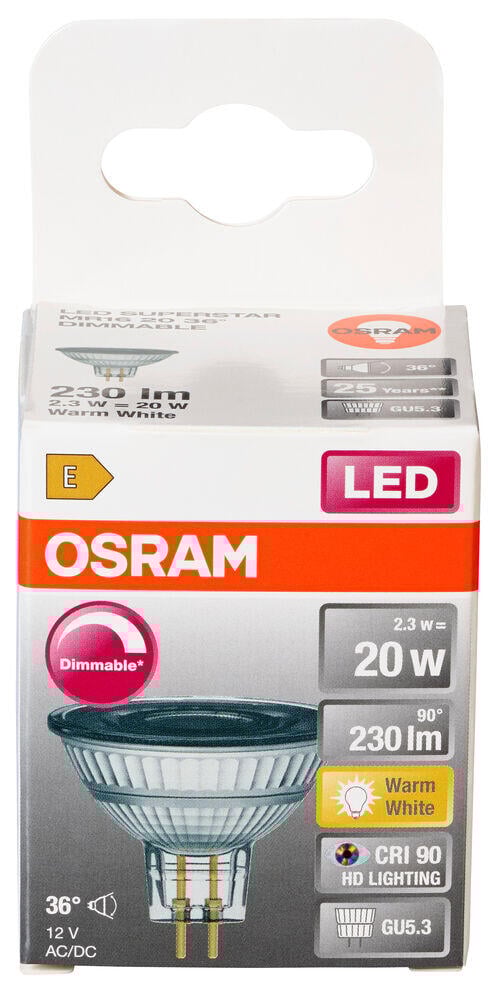 Osram LED Superstar MR16 spotpære