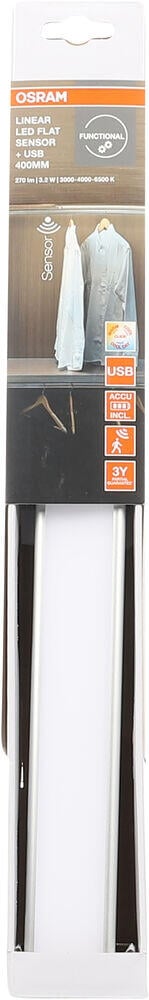 OSRAM Linear LED Flat Sensor + USB lyslist