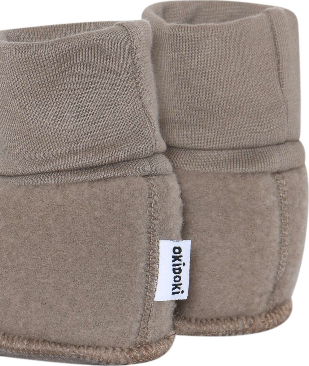 Okidoki ullfleece sokker baby