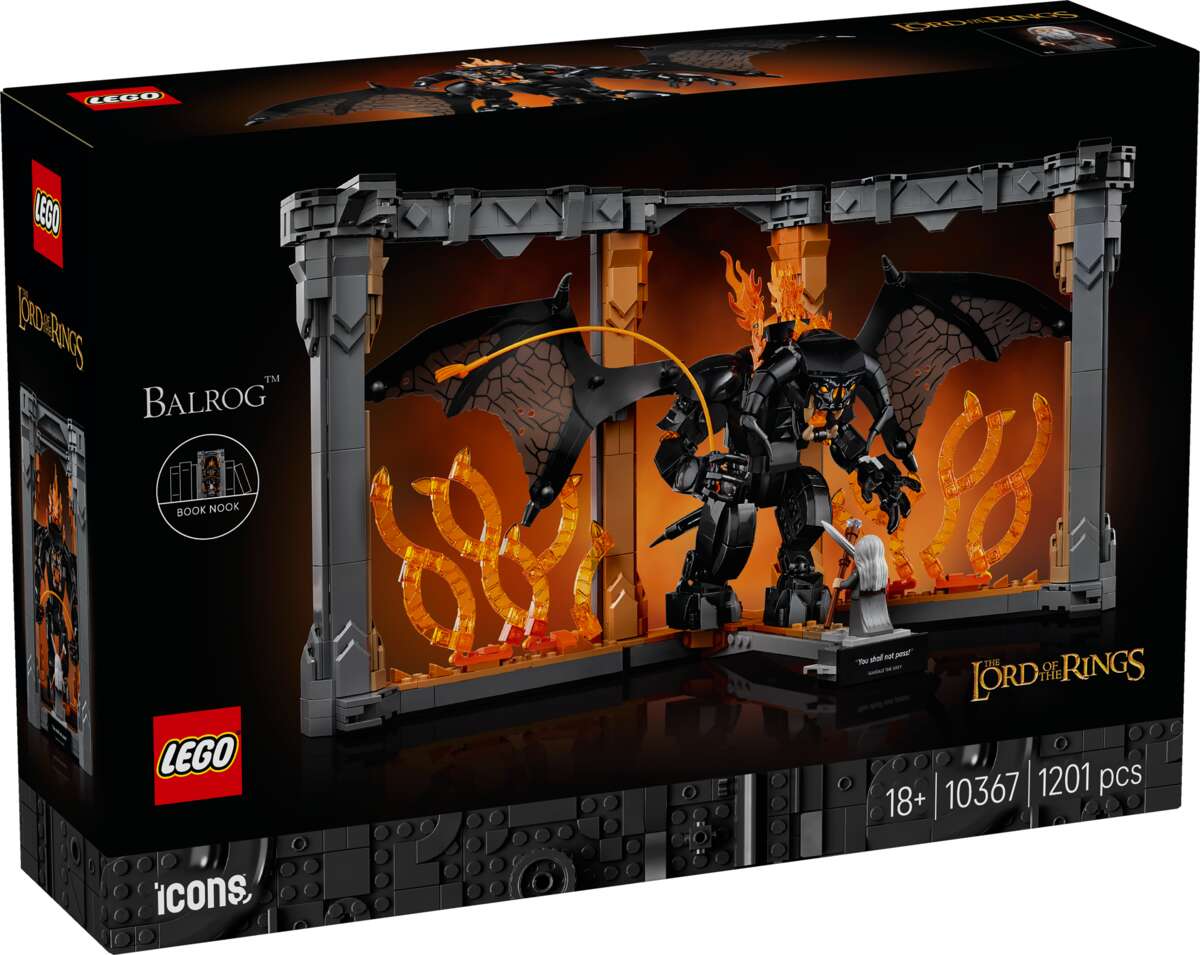 LEGO® Icons Ringenes herre: Balrog™-bokstøtte 10367