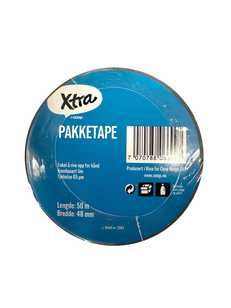 Xtra pakketape rull 50m