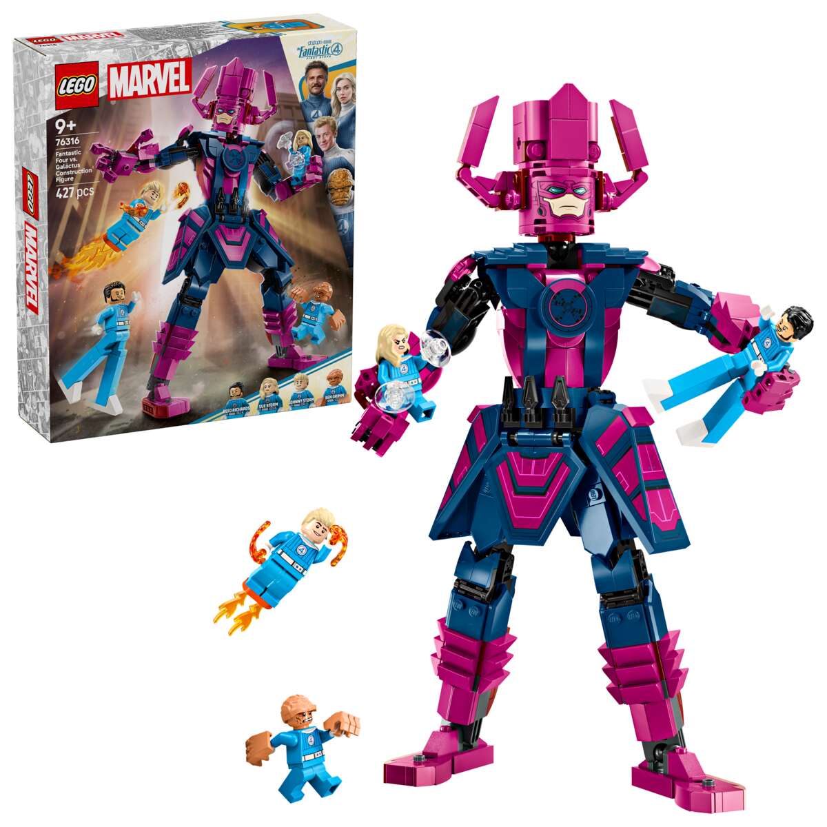 LEGO® ǀ Marvel Fantastic Four mot Galactus-byggefigur 76316