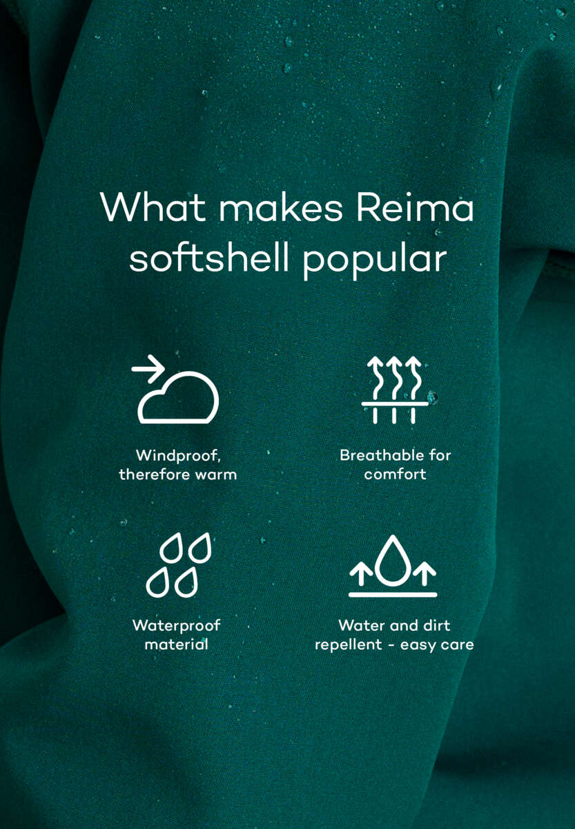 Reima Mjosa softshelldress barn