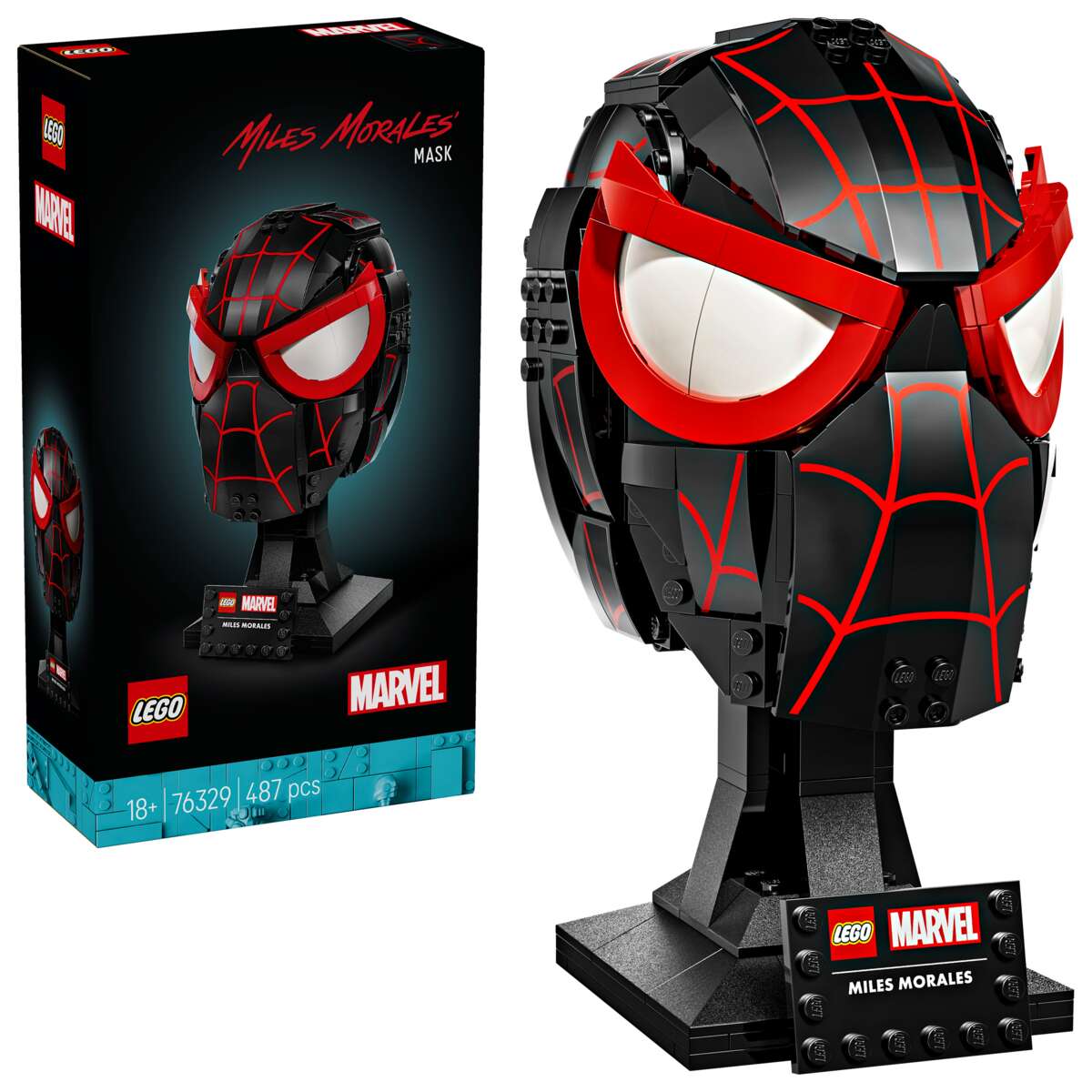 LEGO® Marvel Miles Morales' maske 76329