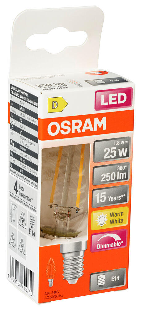 OSRAM LED Retrofit Classic filamentpære