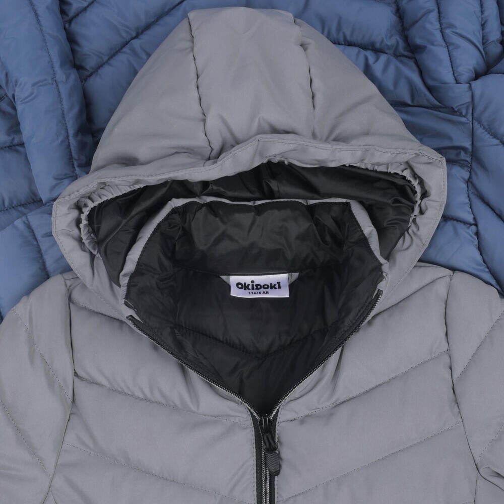 Okidoki Sola vattert jakke barn