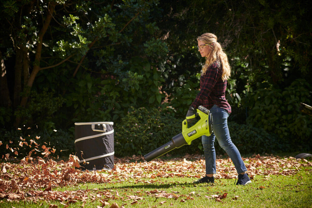 Ryobi ONE+ HP RY18BLXD Whisper løvblåser u/batteri