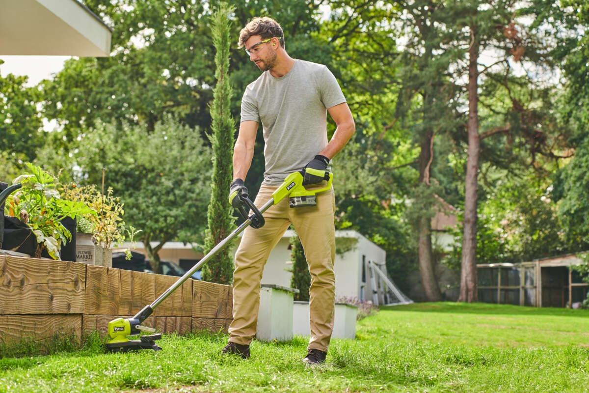 Ryobi RY18LT33A-0 gresstrimmer u/batteri