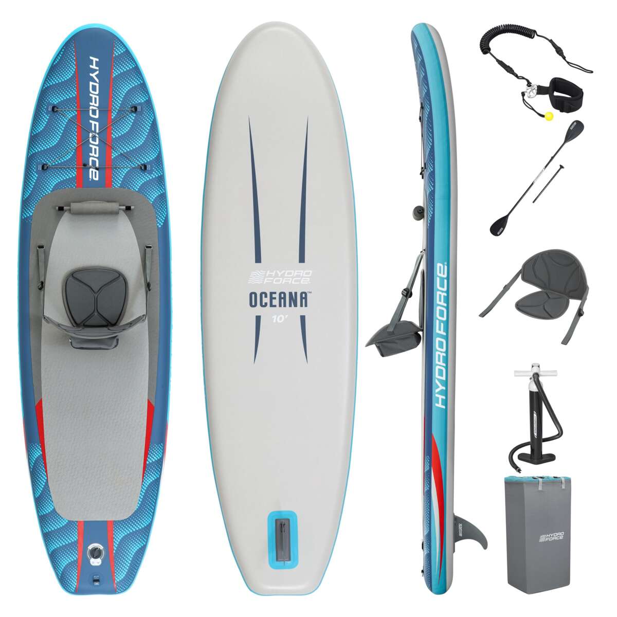 Bestway Oceana oppblåsbart 2-i-1 SUP & kajakk-sett