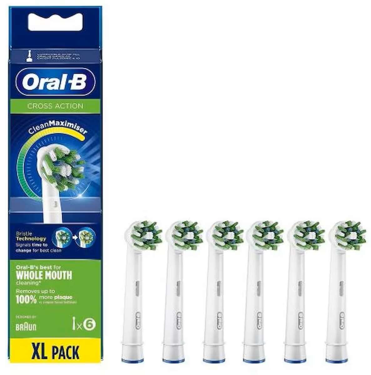 Oral-B™ Cross Action 2+2+2 refillbørster