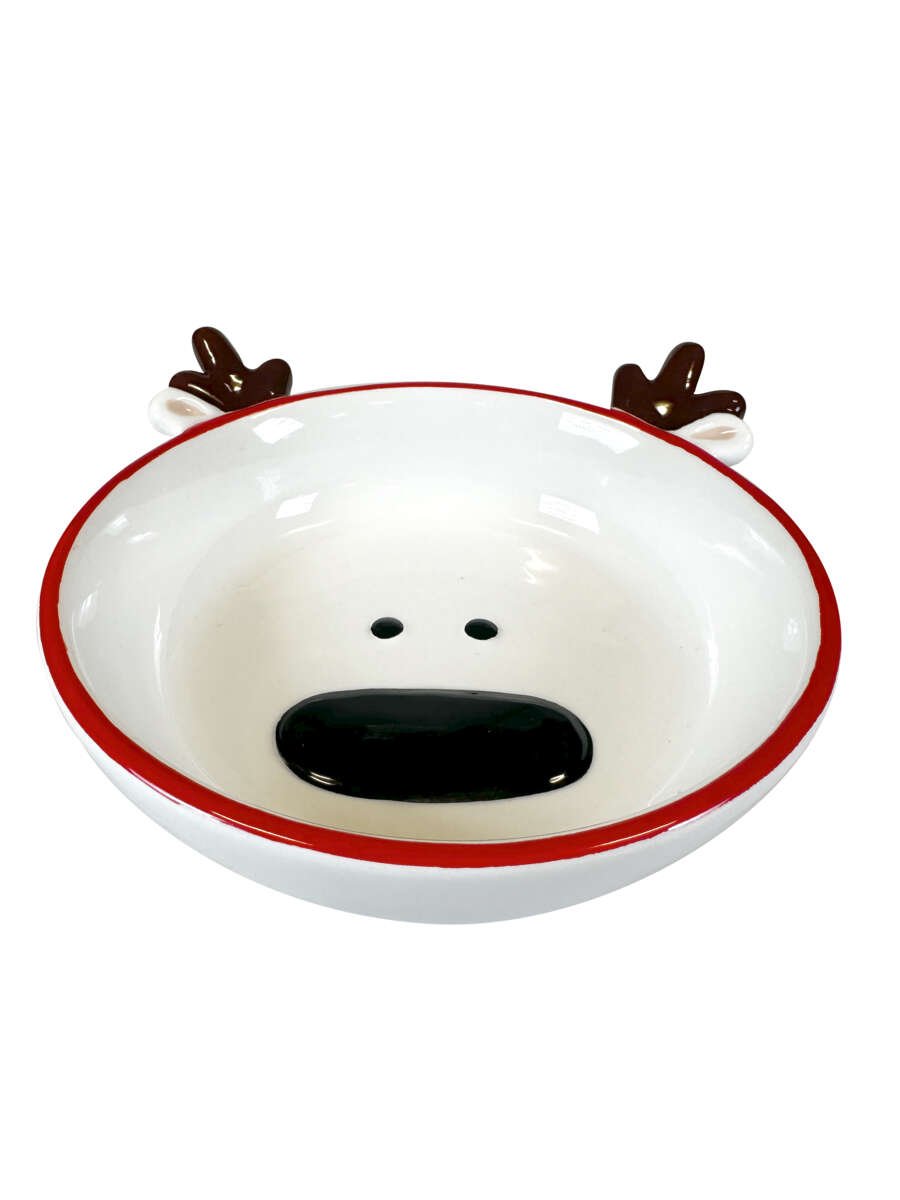 Skål med reinsdyrmotiv