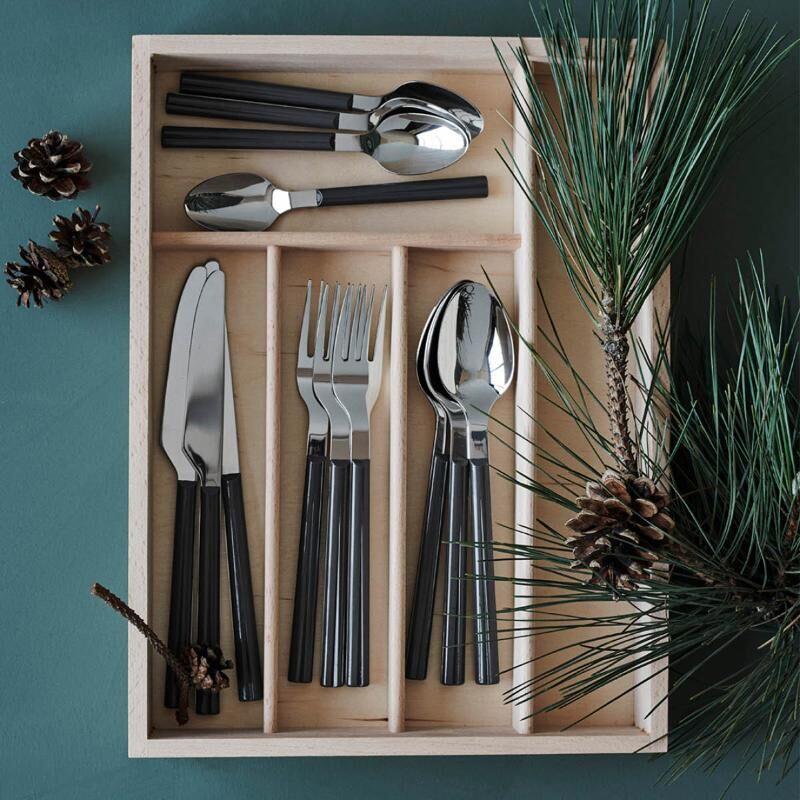 Grand Cru Bistro bestikksett 16 deler Ash-grey