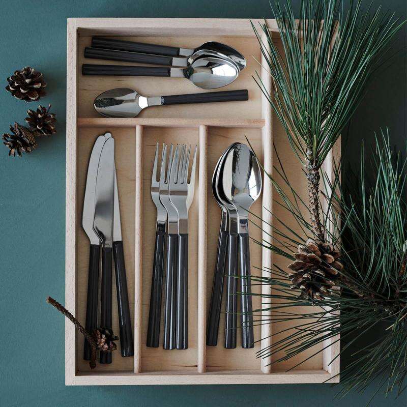 Grand Cru Bistro bestikksett 16 deler Ash-grey