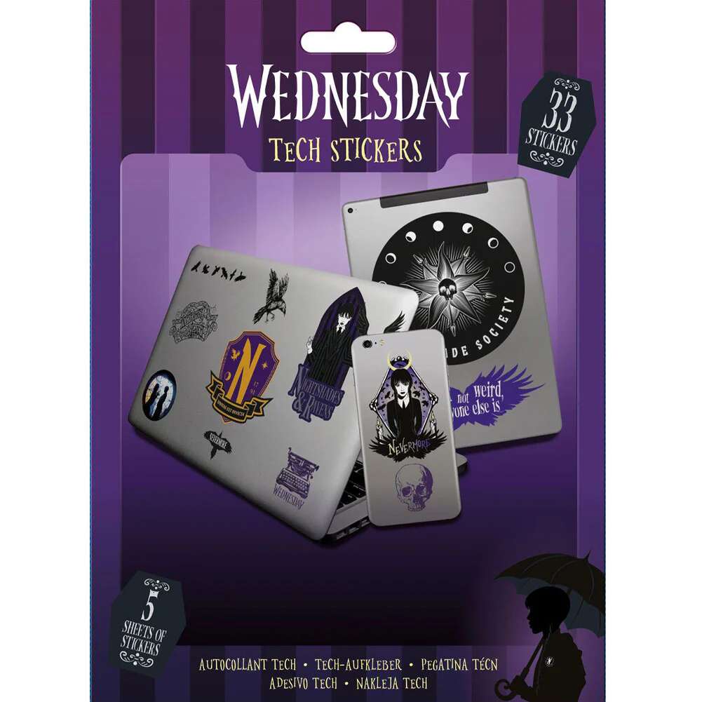 Wednesday klistremerker