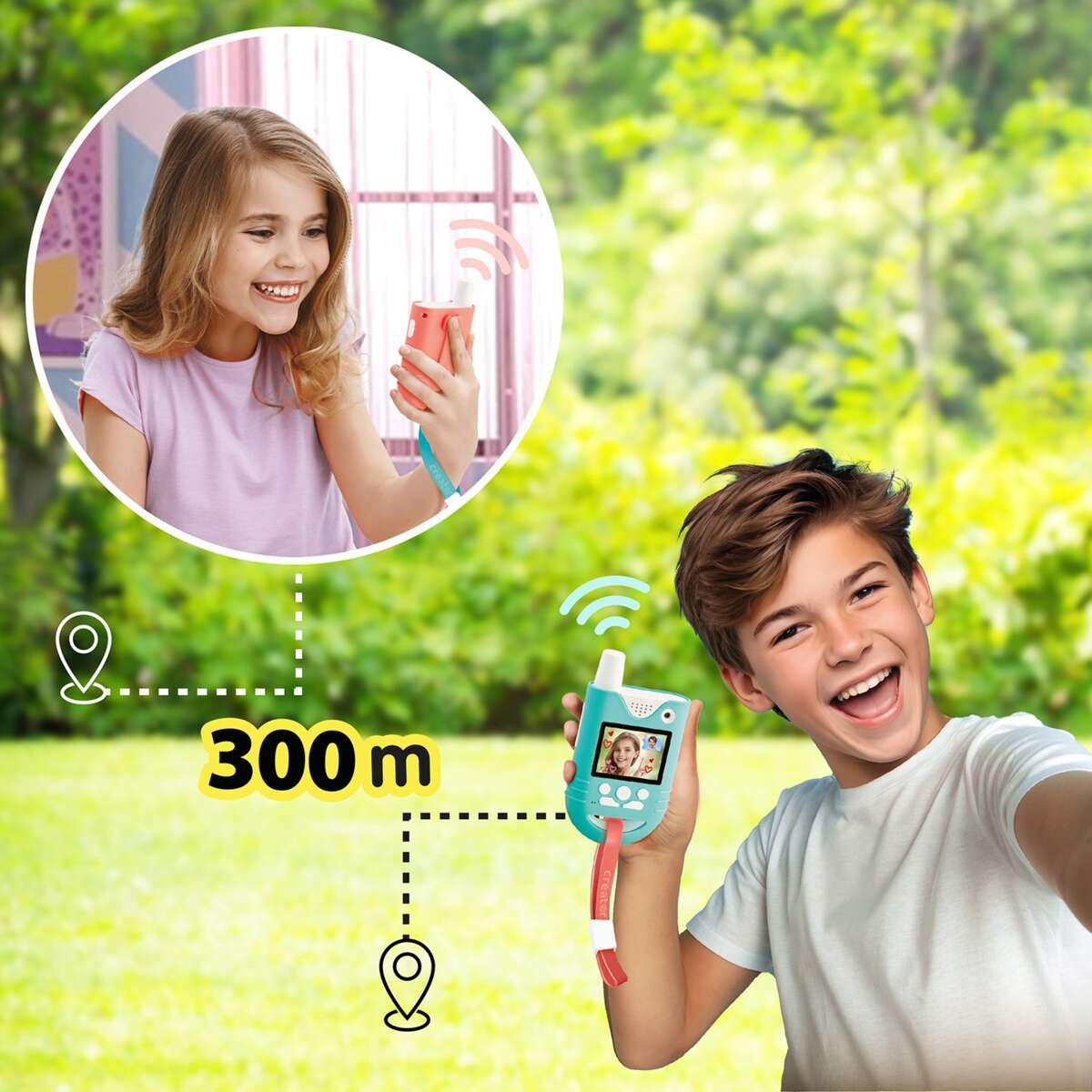 Studio Creator video walkie-talkies