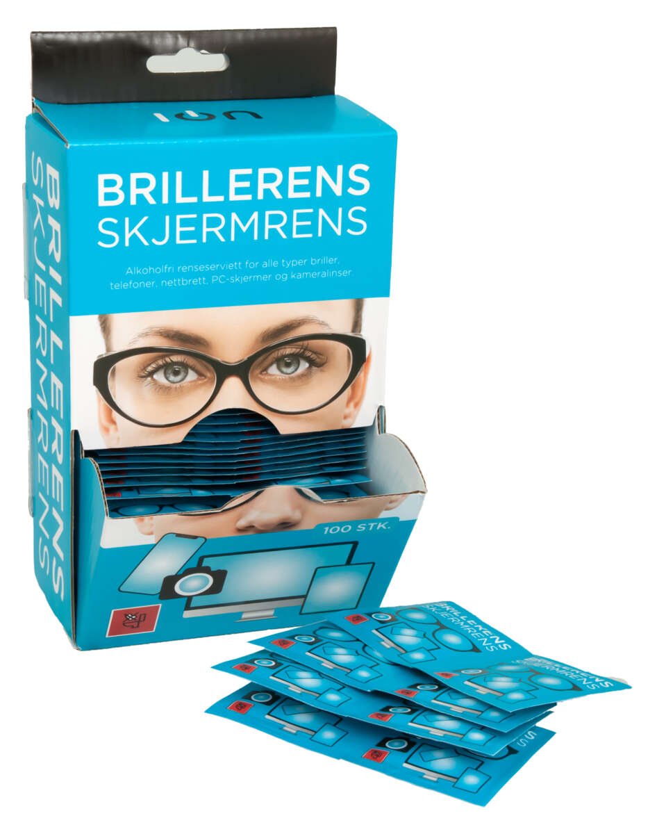 Brillerens/skjermrens 100pk