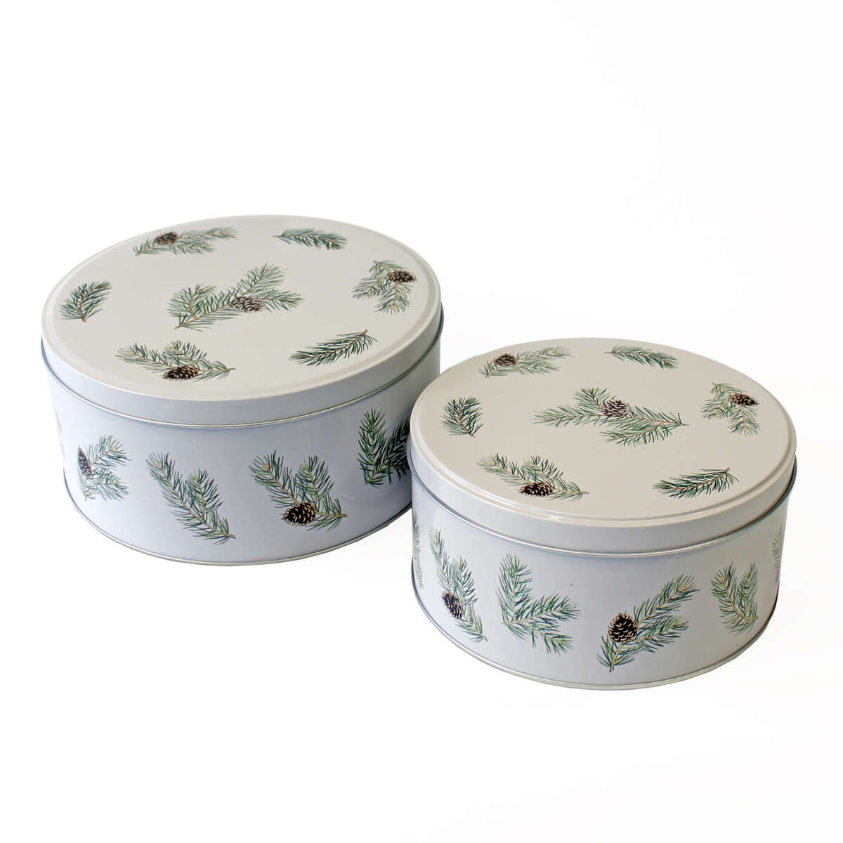 Kakeboks Furu i sett 2 stk