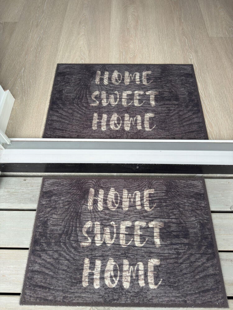 Home Sweet Home dørmatte