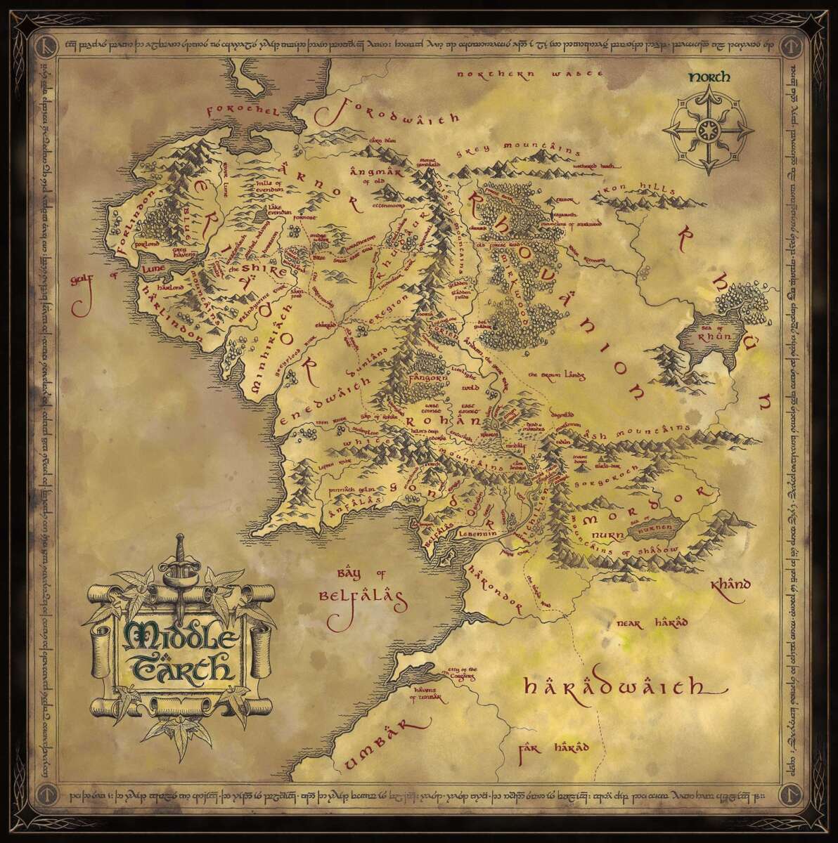 Lord of the rings Midgard puslespill