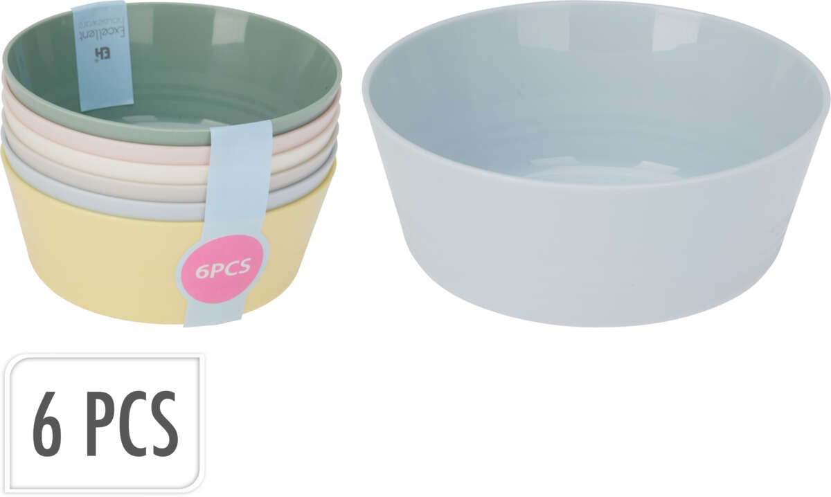 Plastskål 6 pk