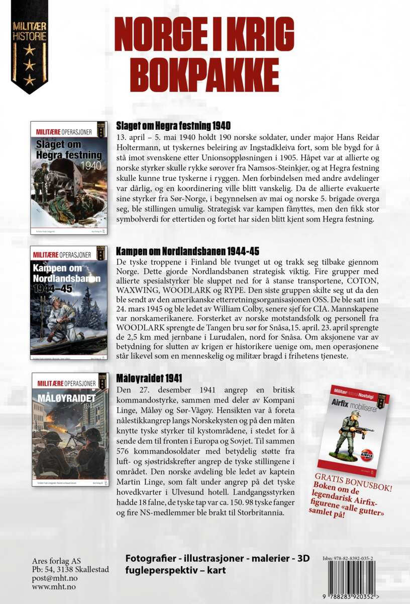 Norge i krig - bokpakke