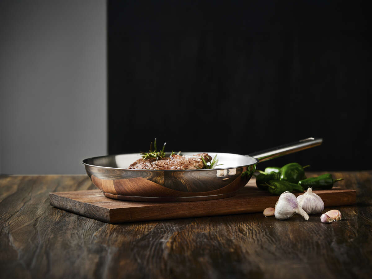 Funktion stekepanne stål