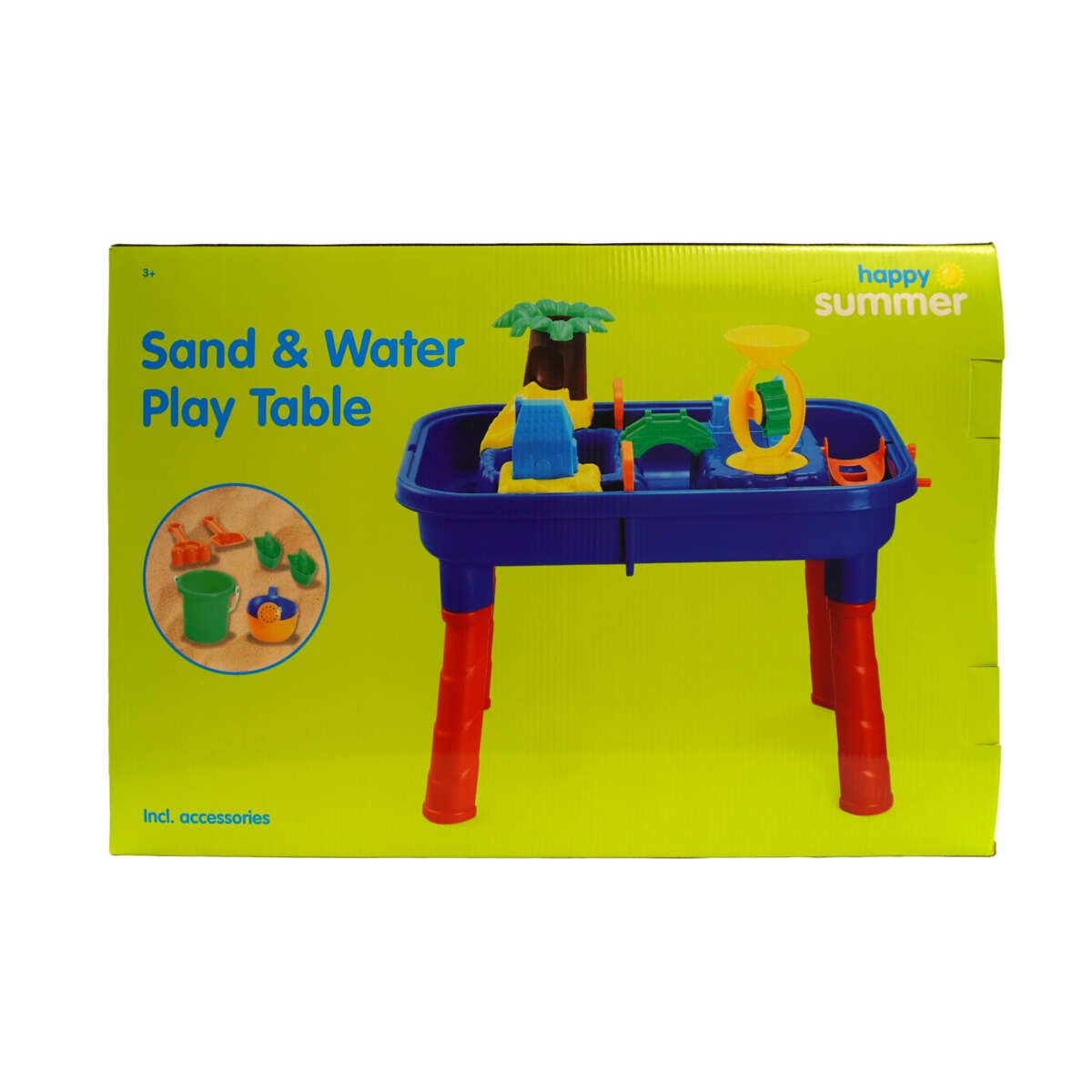 Happy Summer vann- og sand aktivitetsbord