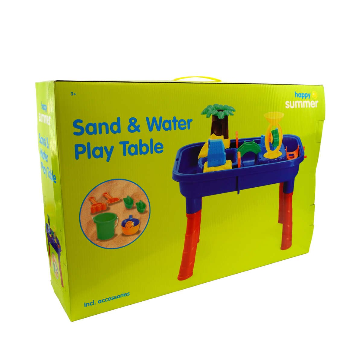 Happy Summer vann- og sand aktivitetsbord