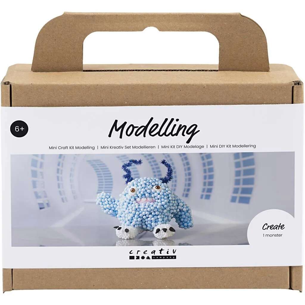 Creativ Company Mini DIY Kit Modellering, Monster Bobby
