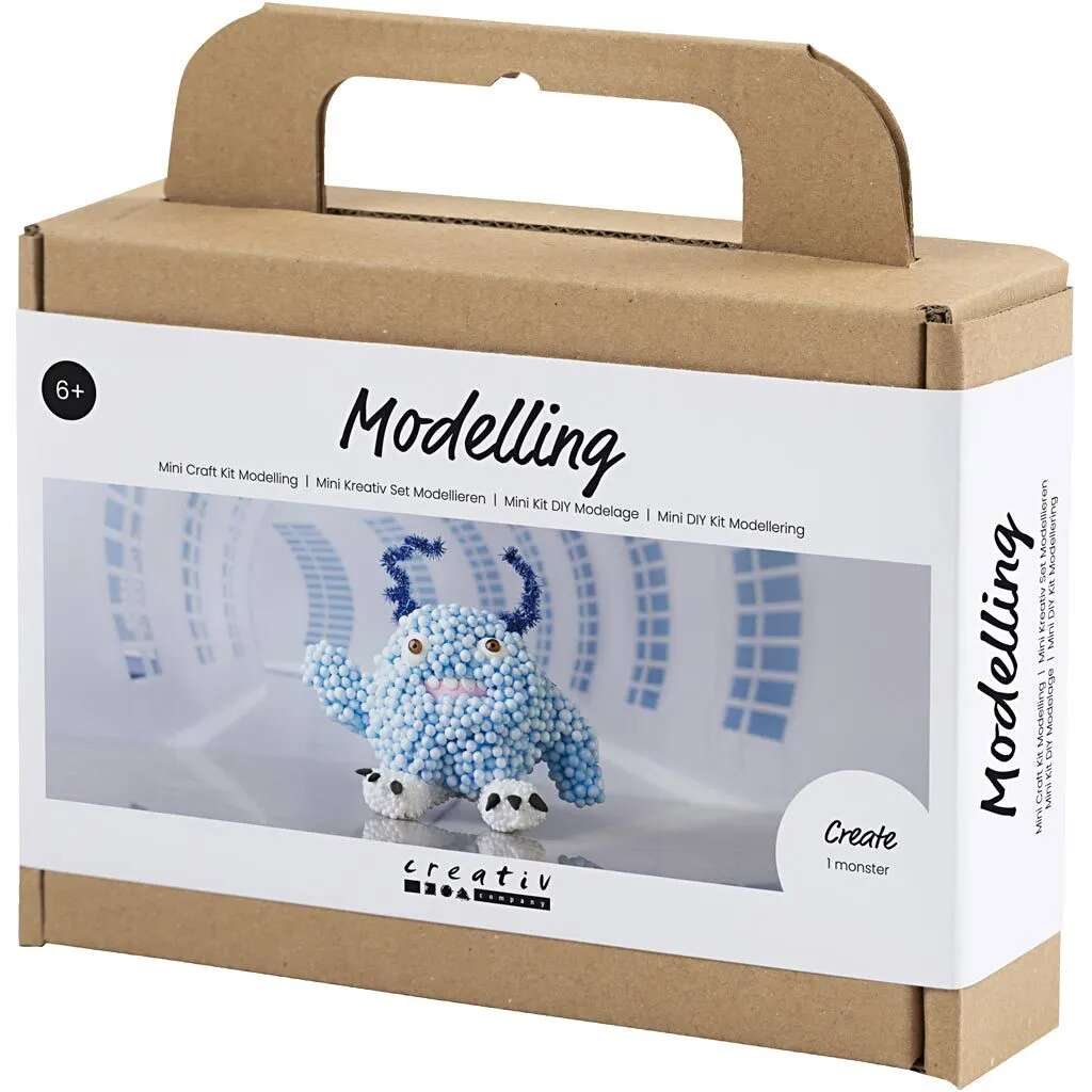 Creativ Company Mini DIY Kit Modellering, Monster Bobby