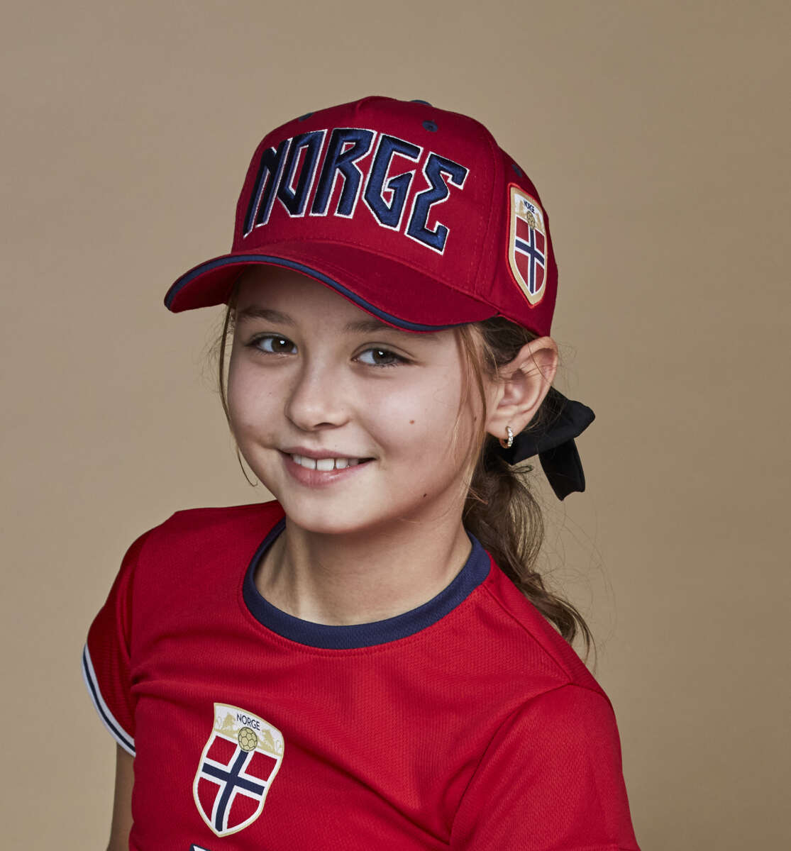 Softer dyas Norge fotballcaps til barn