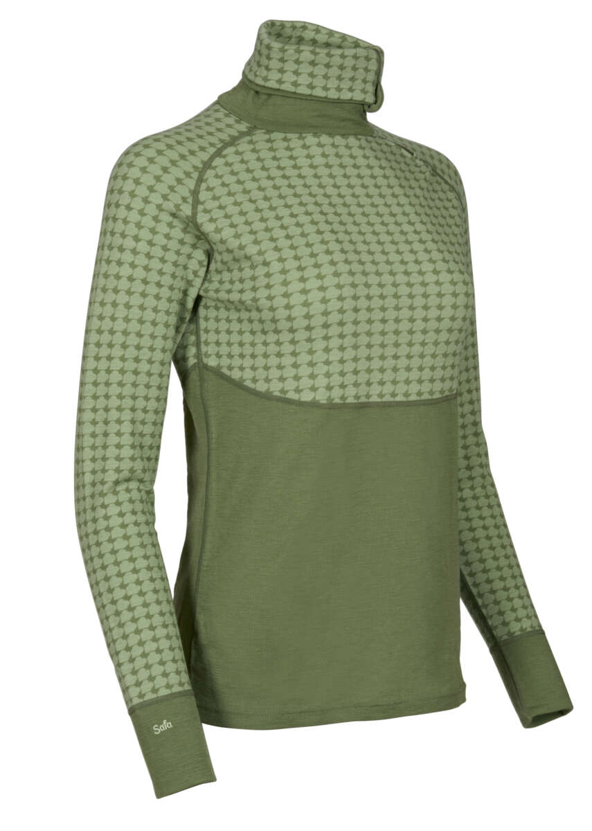 Safa 1/2 zip ulltrøye dame