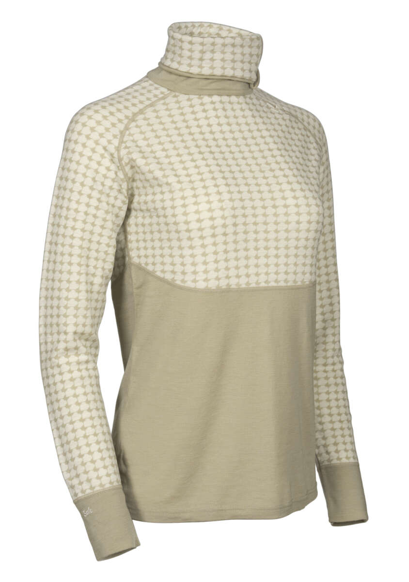 Safa 1/2 zip ulltrøye dame