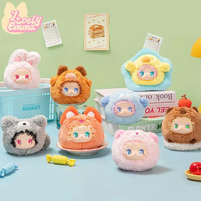 Rua Rua Zoo: Vinyl face plush samlefigur med nøkkelring