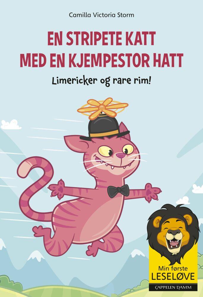 Min første leseløve: En stripete katt med en kjempestor hatt