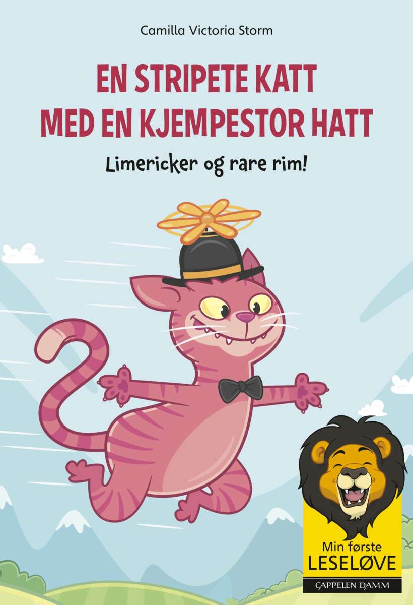 Min første leseløve: En stripete katt med en kjempestor hatt