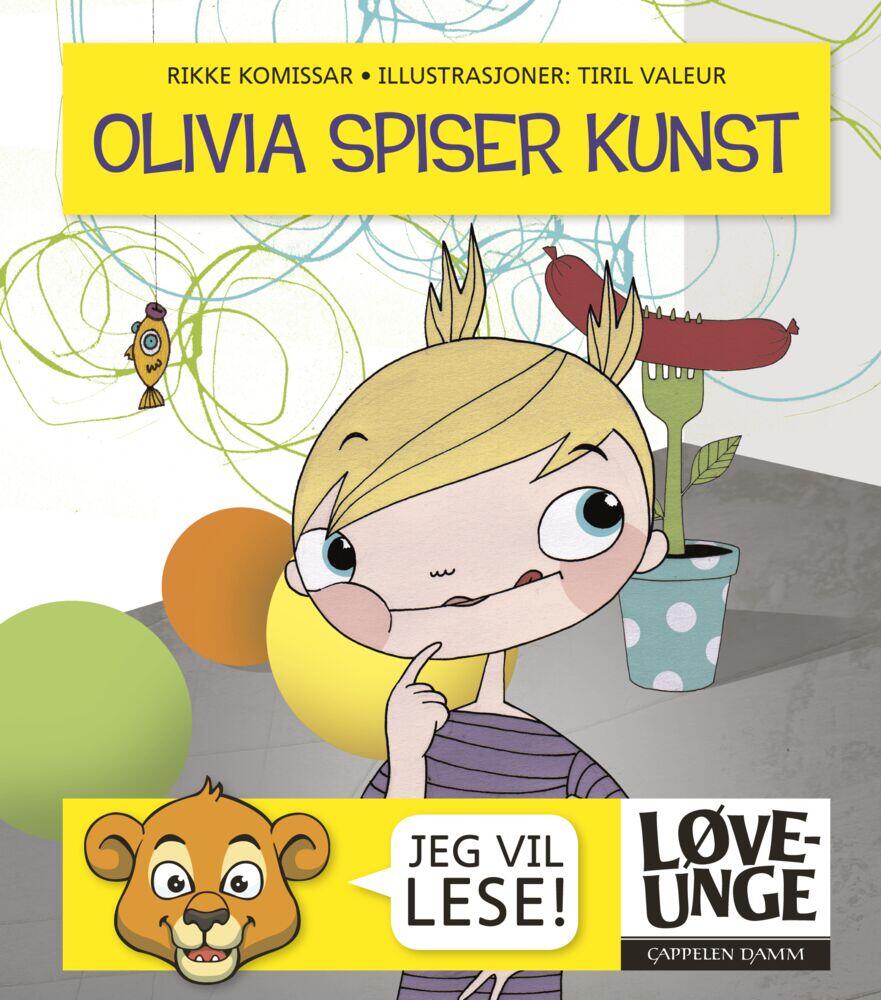 Løveunge: Olivia spiser kunst