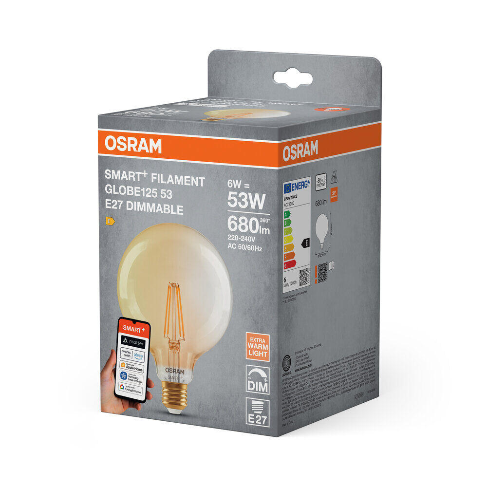 Osram Smart+ LED Globe 125 pære