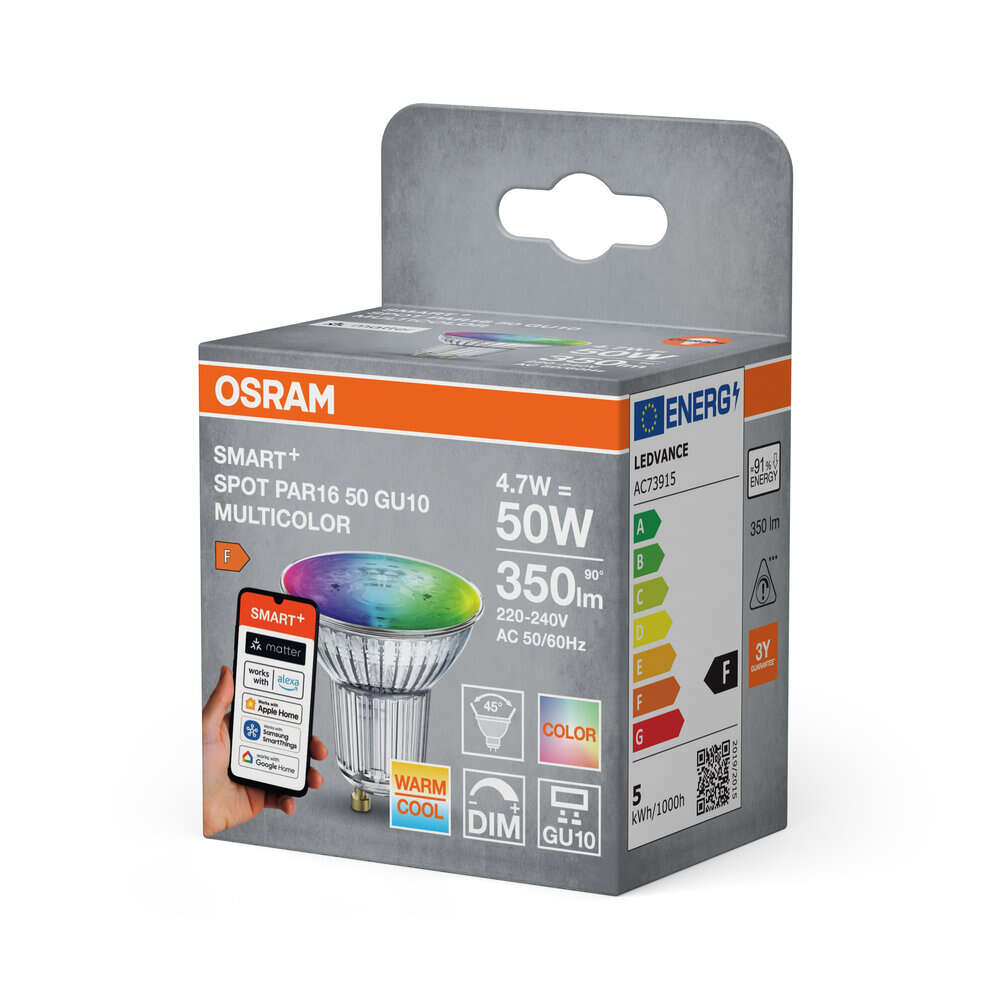 OSRAM SMART+ MATTER Multicolor Spot PAR16 50 45° 4.7W GU10