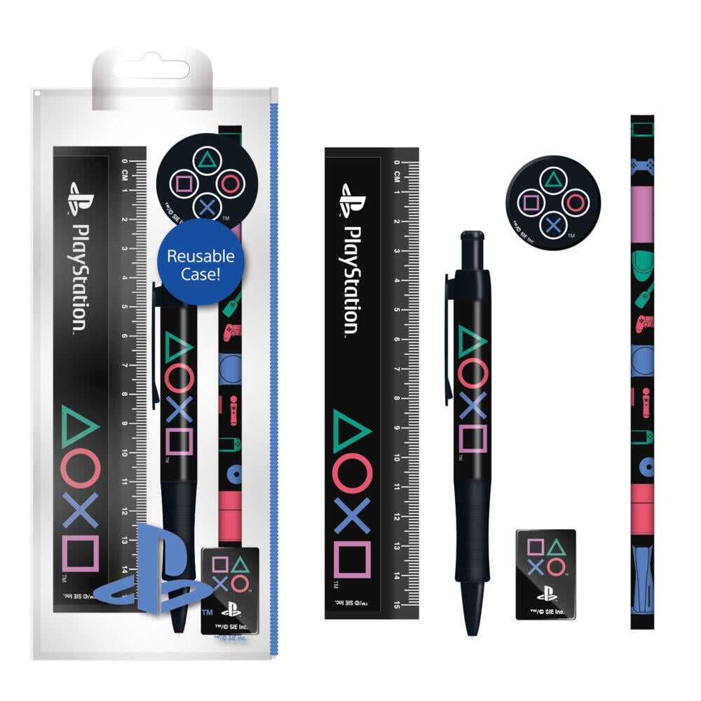 Playstation: classic colours skrivesett