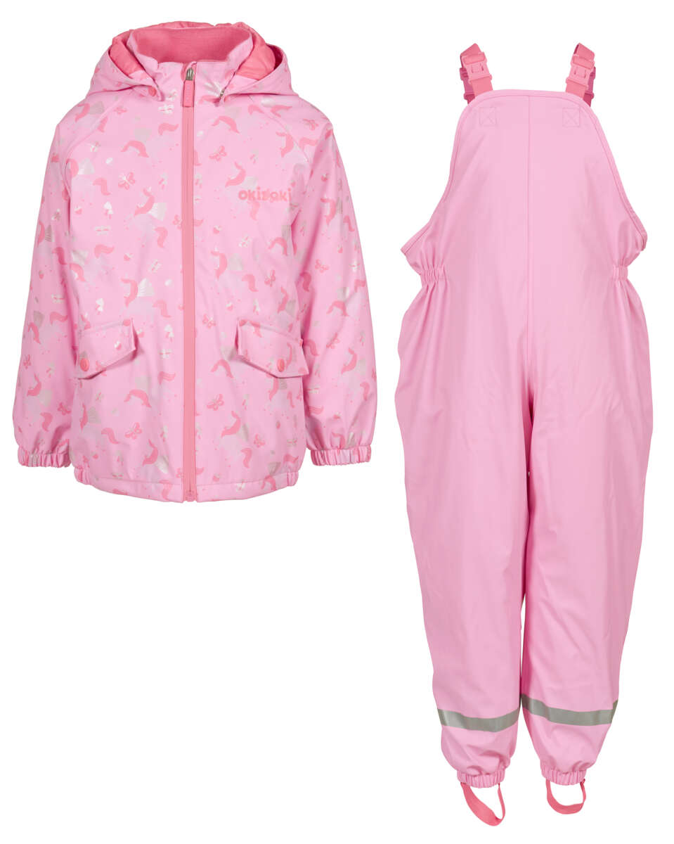 Okidoki Fyn 2-delt vattert regnsett barn