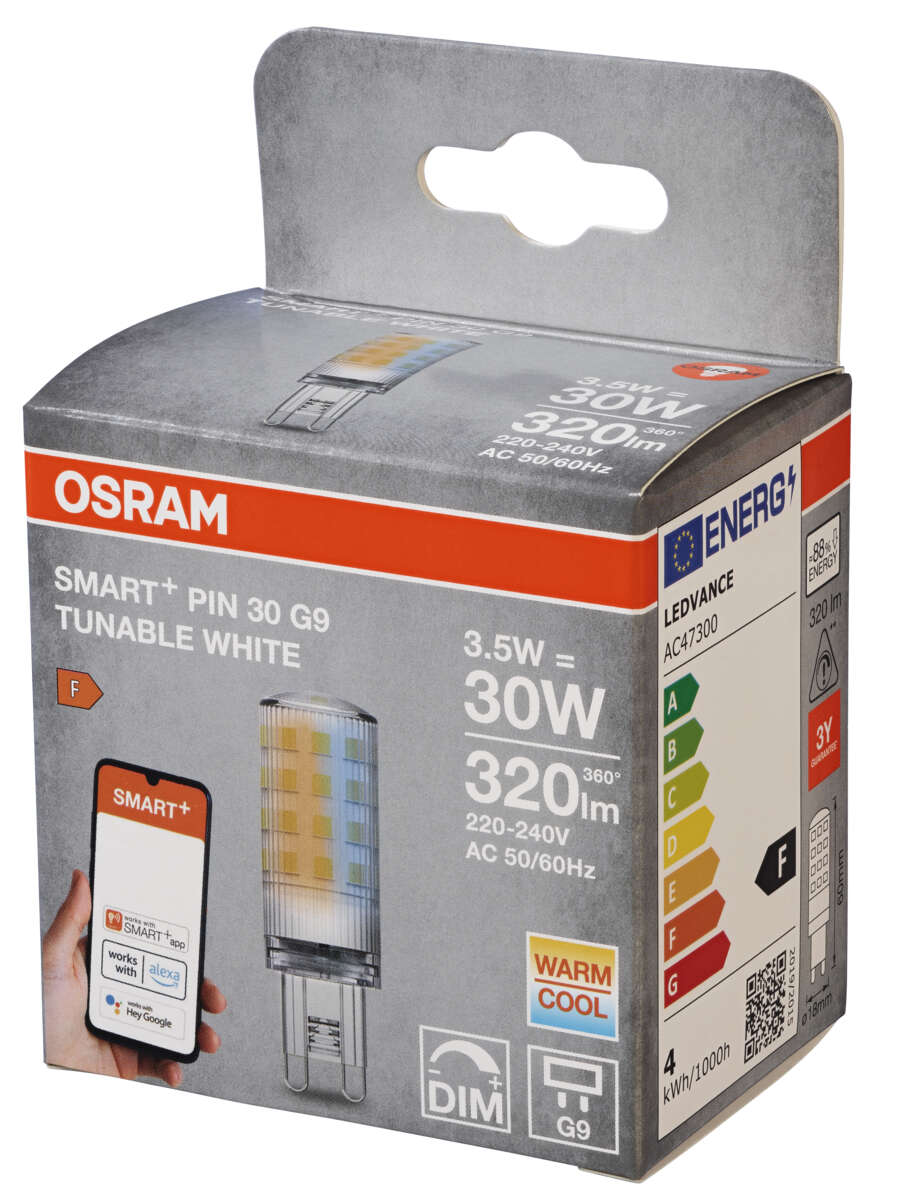 OSRAM Smart+ Wifi G9 stiftpære