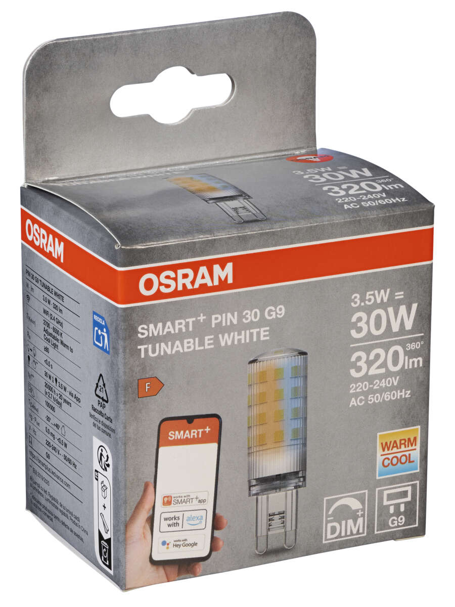 OSRAM Smart+ Wifi G9 stiftpære