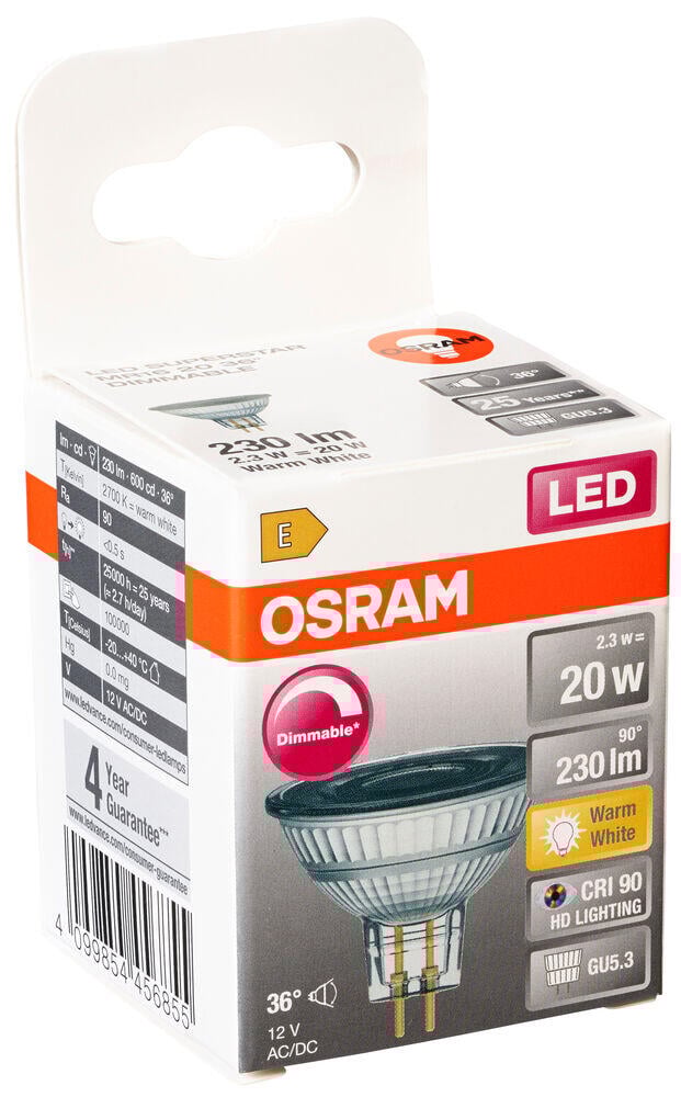 Osram LED Superstar MR16 spotpære