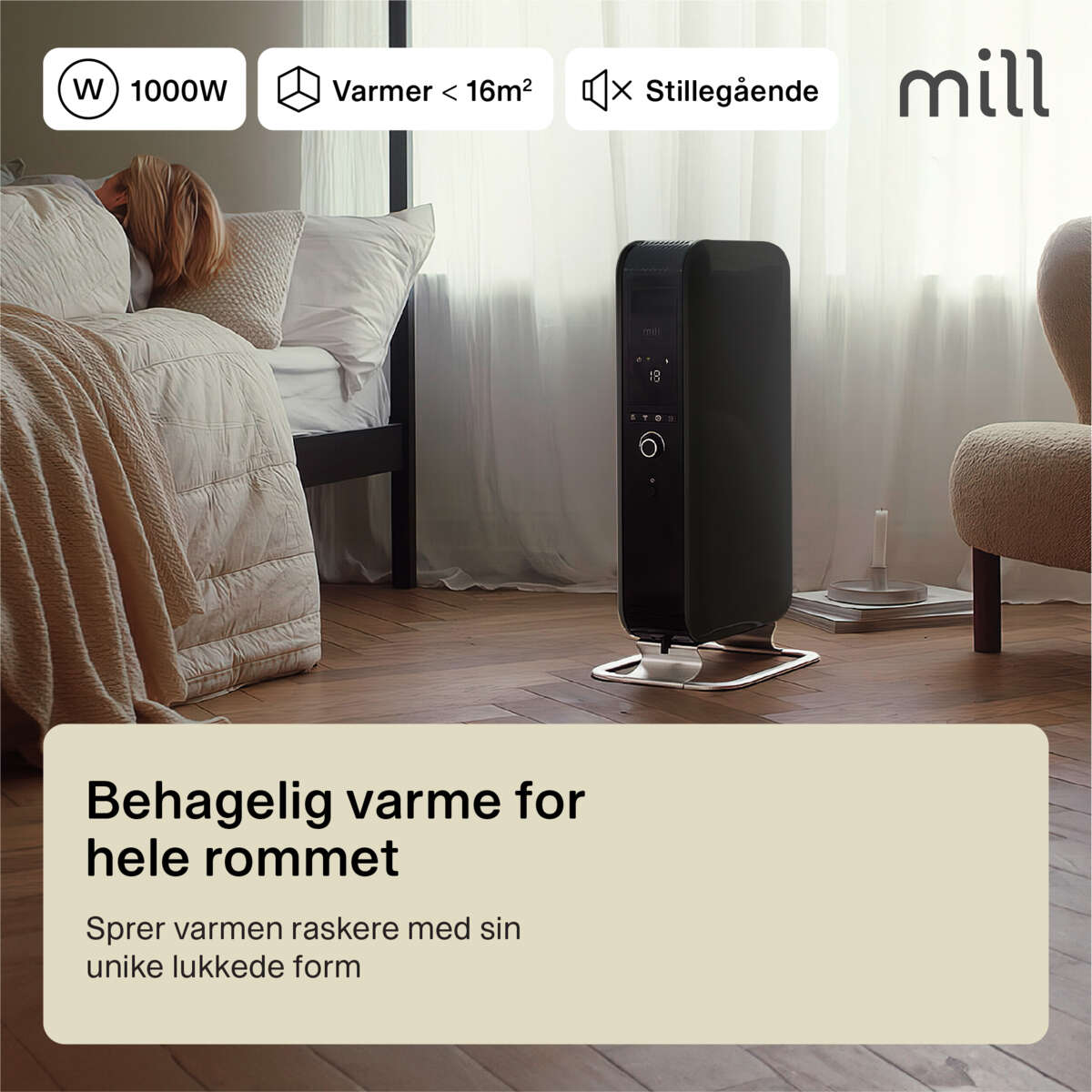 Mill Gente Air 1000W oljeovn