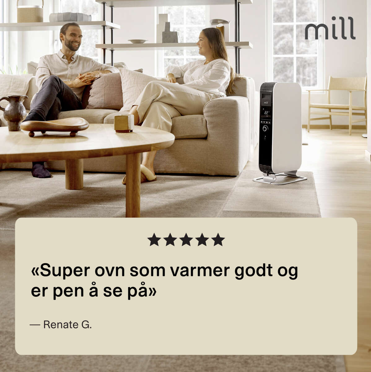 Mill Gentle Air 1500W oljeovn