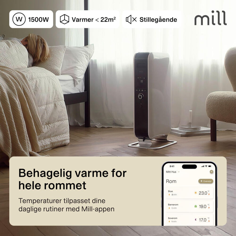 Mill Gentle Air 2000W oljeovn