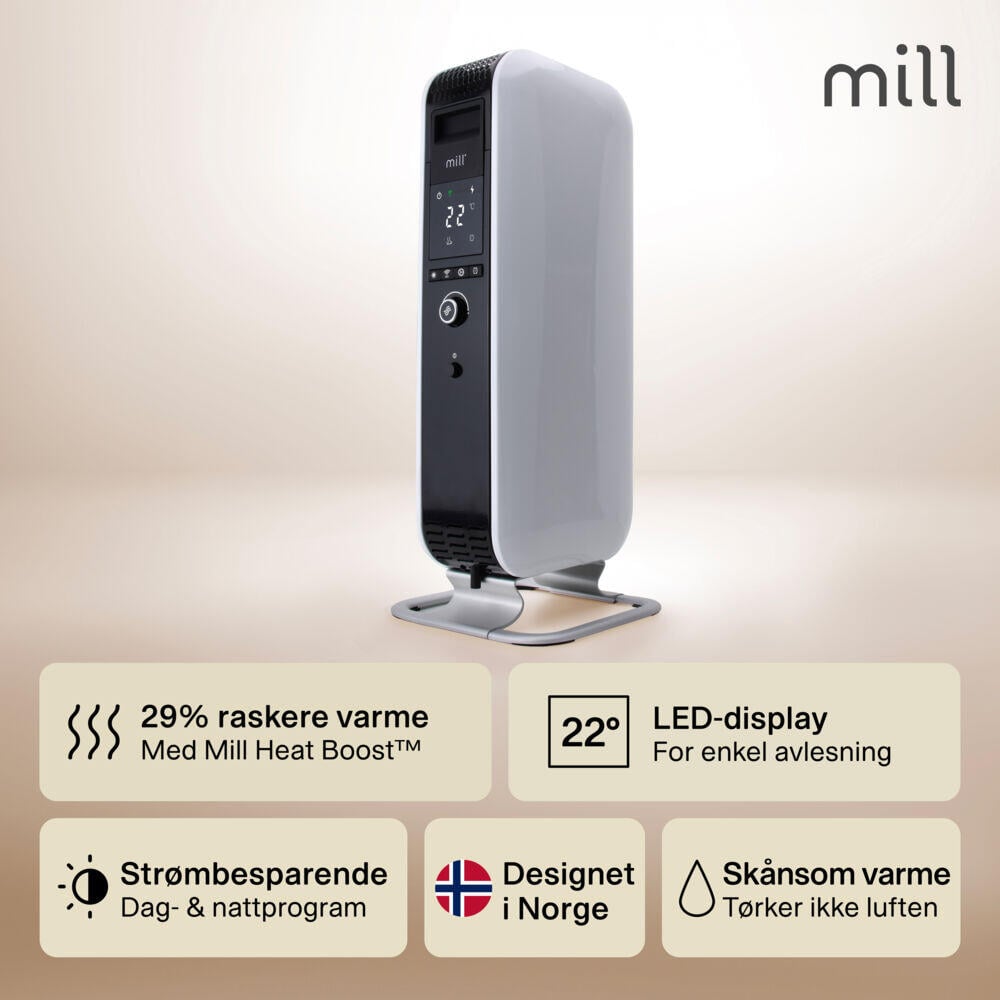 Mill Gentle Air 1500W oljeovn